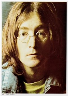 John Lennon Signed 8” x 10” Color Photo from the Beatles’ “White Album” (PSA/DNA Graded Nr Mint-Mint 8)